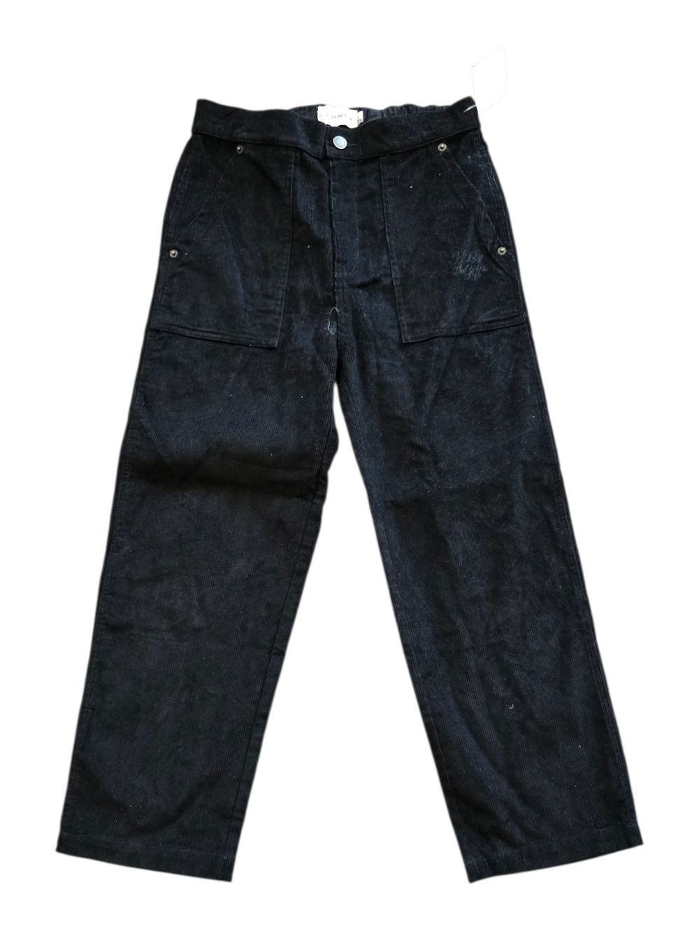 Honor the Gift Black Corduroy Amp'd Chore Workwear Pants Teens 14